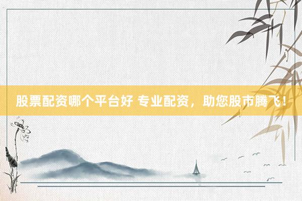 股票配资哪个平台好 专业配资，助您股市腾飞！