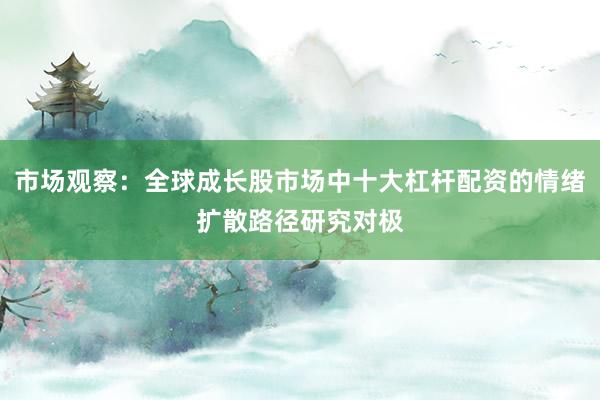 市场观察：全球成长股市场中十大杠杆配资的情绪扩散路径研究对极